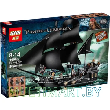 Конструктор Lepin 16006 Черная жемчужина (804 детали)